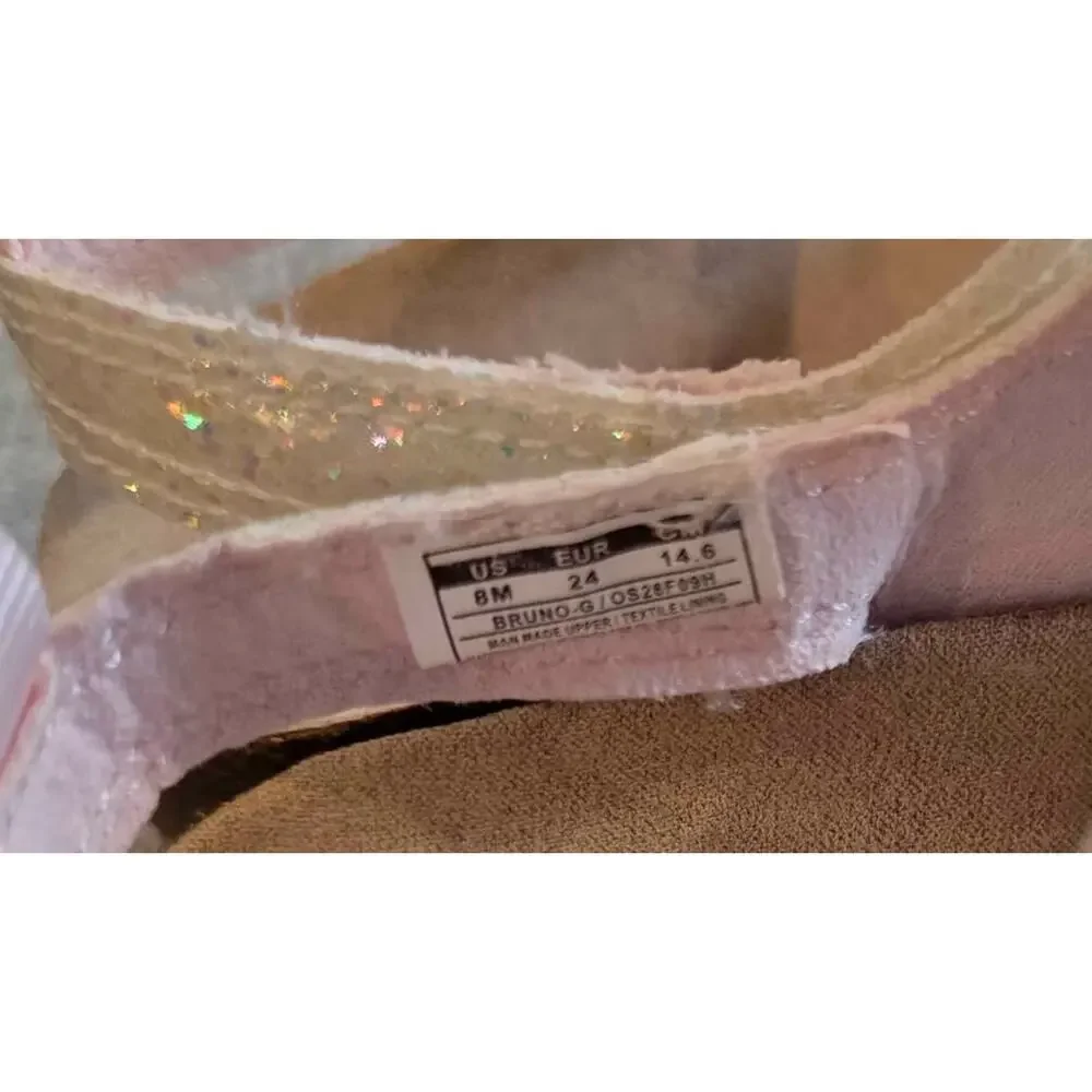 New OshKosh B'gosh Toddler Girls Glitter Sandals - Size 8